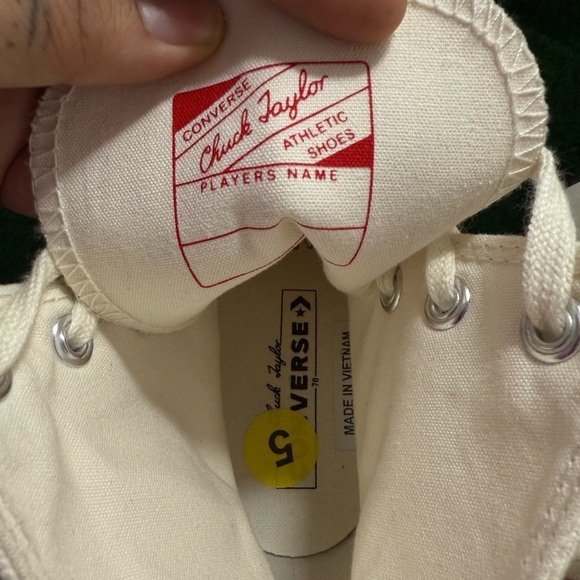 Converse Chuck 70 de luxe heel White Heeled Boots for Women like new - Picture 4 of 9